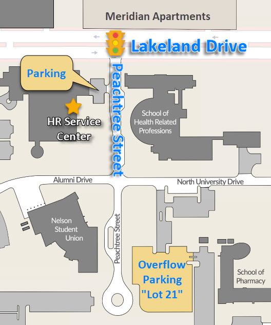 Directions to HR Services Center